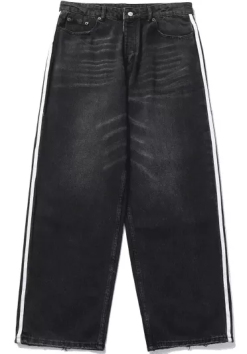 Balenciaga x adidas Large Baggy Pants Black