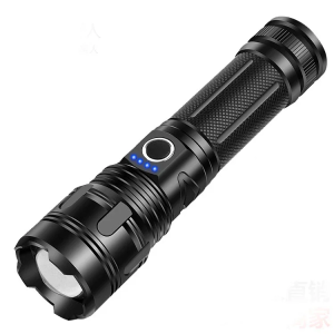 Outdoor zoom emergency strong light flashlight